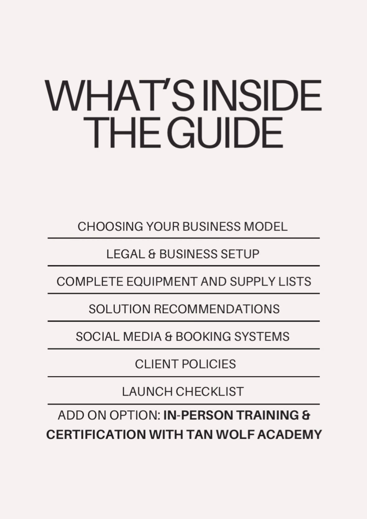 Spray Tan Business Guide